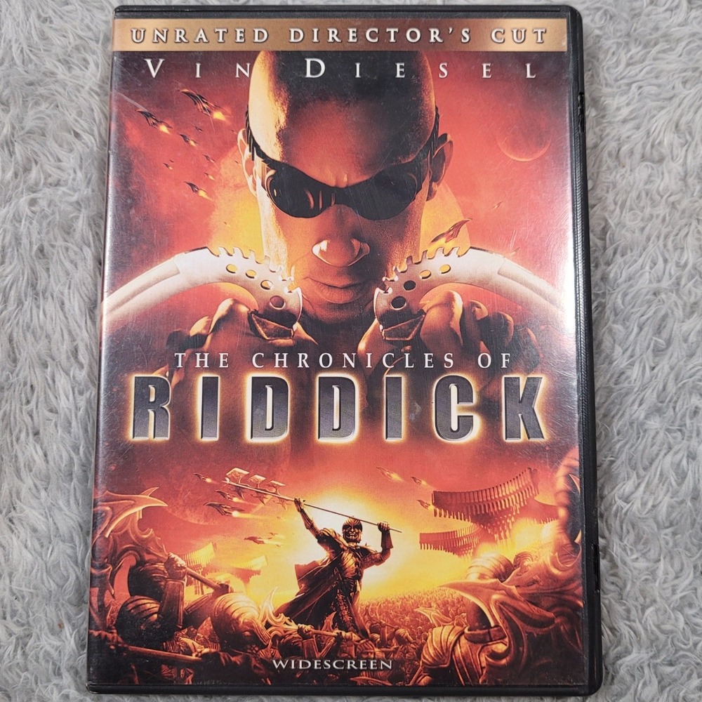 The Chronicles of‎ Riddick (DVD, 2004) Widescreen Unrated Diesel